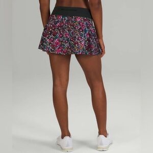 Lululemon Play Off the Pleats Skirt Floral Electric Multi Rare Retired  Sz10